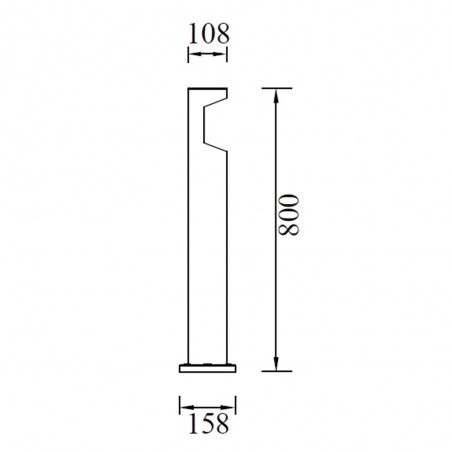 Baliza de exterior Led 8W - 043231
