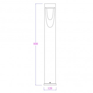 Baliza de exterior Led 12W - 033231