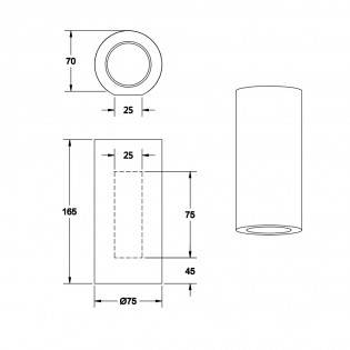 Aplique de pared Zazou