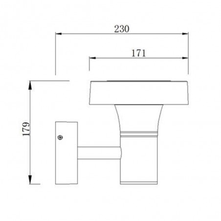 Aplique de exterior Led 12W - 023243