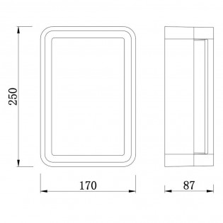 Plafón de exterior Led 12W - 023065