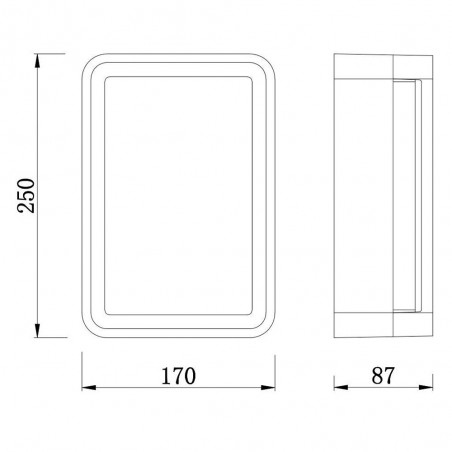 Plafón de exterior Led 12W - 023065