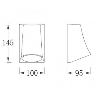 Aplique de exterior Led 8W - 003338