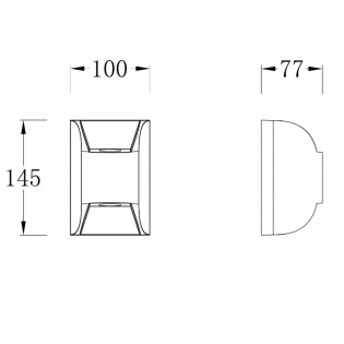 Aplique de exterior Led 12W - 003032L