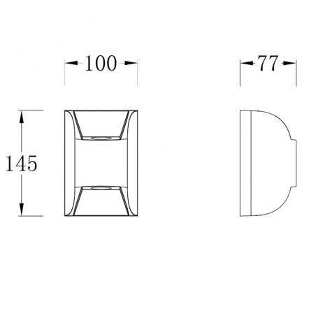 Aplique de exterior Led 12W - 003032L