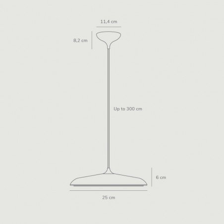 Lámpara de techo LED Artist 25 (14W)