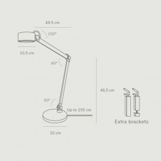 Lámpara de mesa LED Nobu (9W)