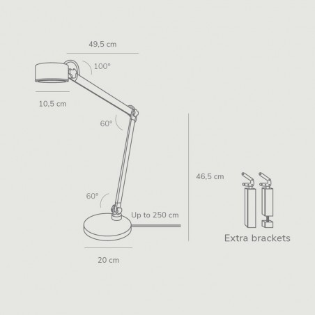 Lámpara de mesa LED Nobu (9W)