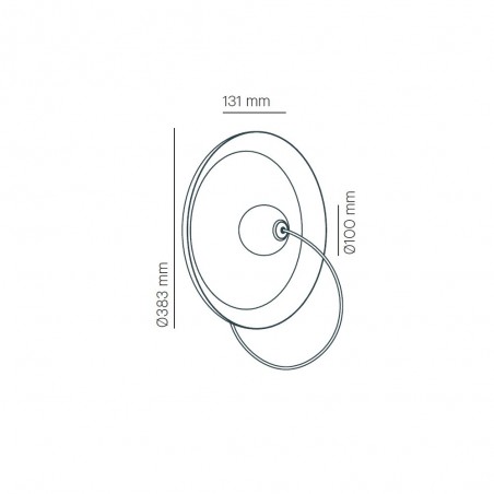 Aplique de pared Wire II
