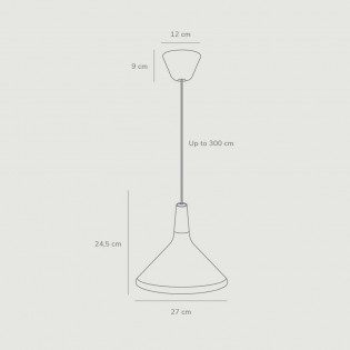 Pendant Lamp Nori 27 Glass