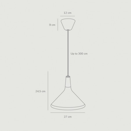 Pendant Lamp Nori 27 Glass
