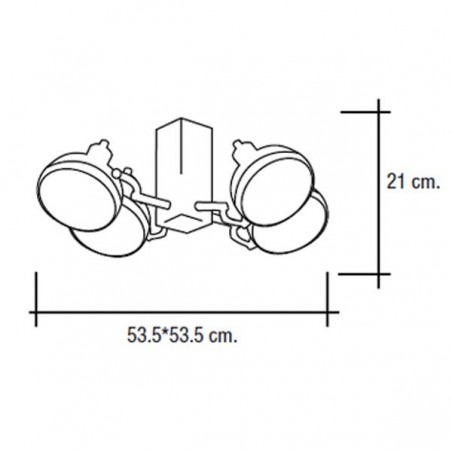 Flush Light designer GLOP (4 lights)