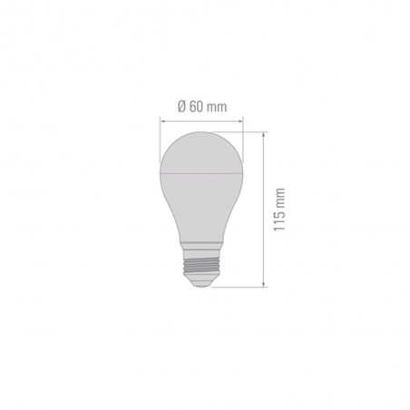 Bombilla LED E27 A60 Crepuscular (11W)