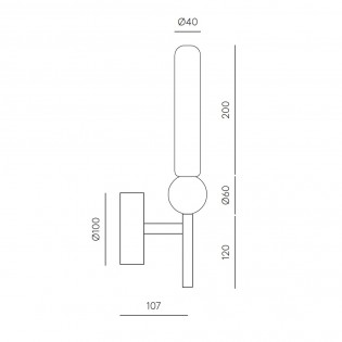Aplique de pared LED Delie (5W)