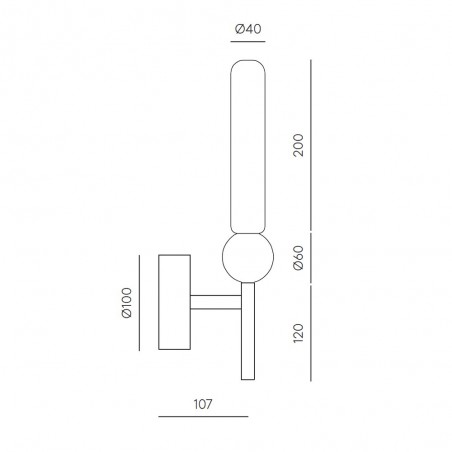 Aplique de pared LED Delie (5W)