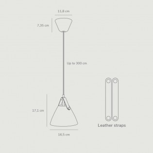 Lámpara de techo Strap 16