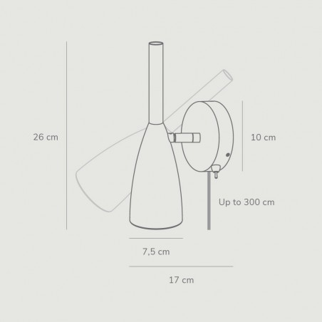 Aplique de pared Pure 10