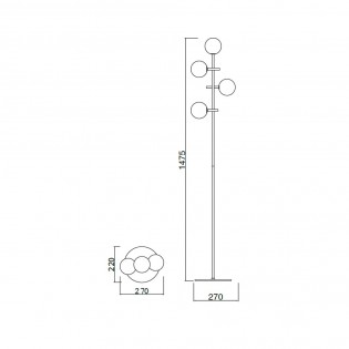 Lámpara de pie Cellar