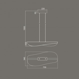 Lámpara de techo LED Bianca (40W)