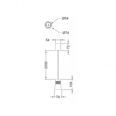 Lámpara de techo LED Pagoda (12,50W)