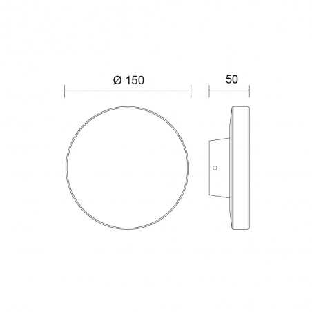 Aplique de exterior LED Bora (9.6W)