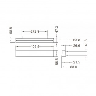 Aplique de pared LED Hanok Arena (14W)