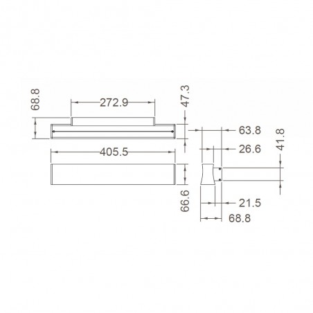 Aplique de pared LED Hanok Arena (14W)