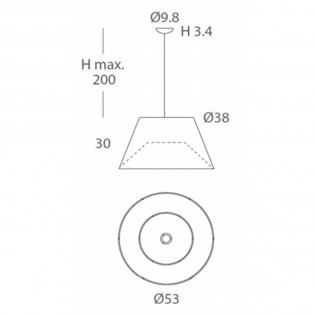 Lámpara colgante Conga II