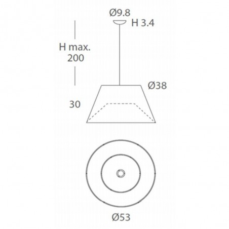 Lámpara colgante Conga II