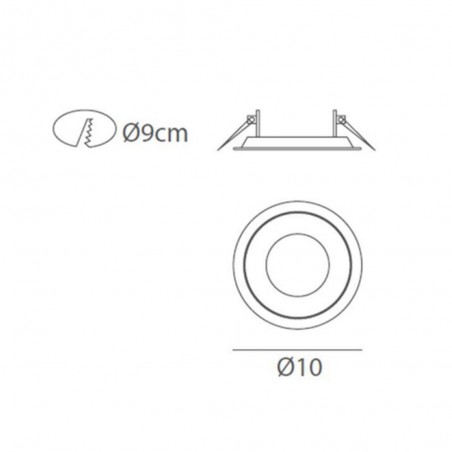 Empotrable LED Halo (6W)
