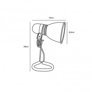 Lamp with clamp Photo