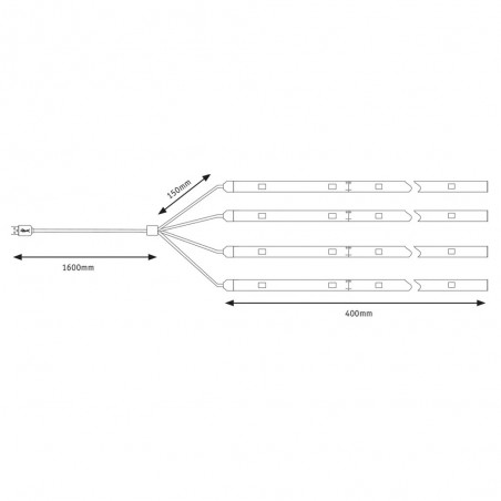 Tira LED USB Parasol Light