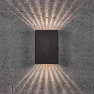 Aplique de exterior LED Fold 10 (2x3.5W)