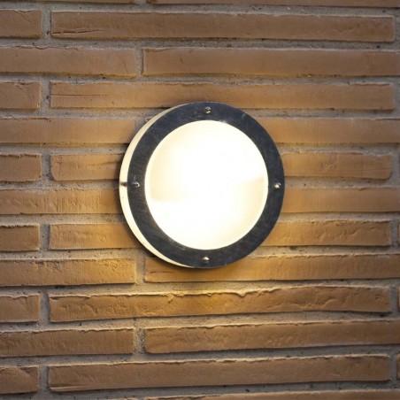 Galvanised Outdoor Wall Lamp Malte
