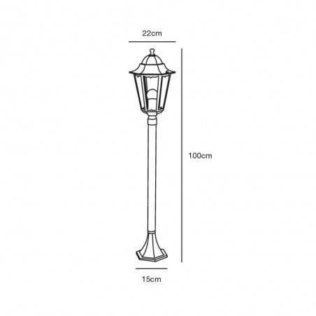 Outdoor Bollard Lamp Cardiff