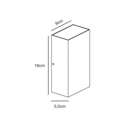 Outdoor LED Wall Lamp Rold Kubi (2x5W)