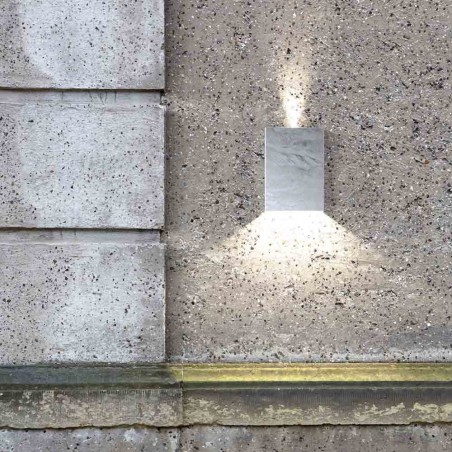 Outdoor Galvanized LED Wall Lamp Fold 15 (2x3.5W)