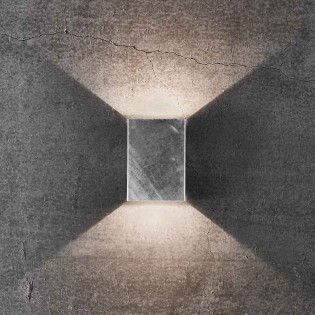Aplique de exterior galvanizado LED Fold 15 (2x3.5W)