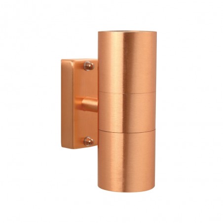 Aplique de exterior Tin Cobre (2 luces)