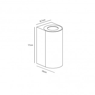 Aplique de exterior galvanizado Canto Maxi 2