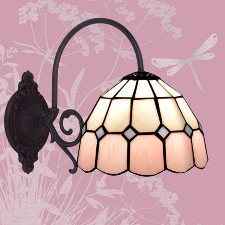 Aplique de pared Tiffany Pink
