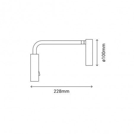 Aplique de pared LED Alexia (3W)