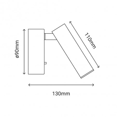 Aplique lector LED Alex (3W)