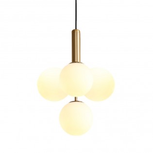 Lámpara colgante Musa Opal (4 luces)