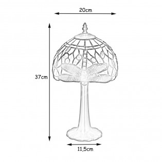 Lámpara de mesa Compact Tiffany II