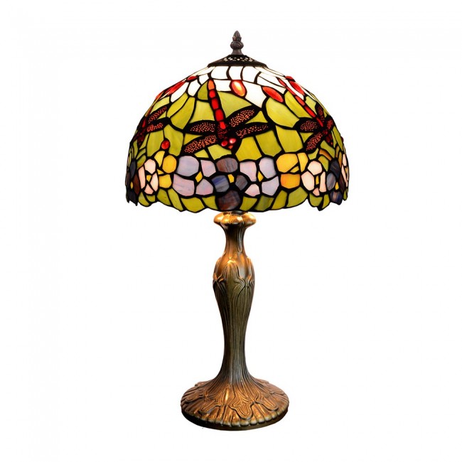 Lámpara de sobremesa Compact cristal Tiffany Lámpara de sobremesa Compact cristal Tiffany