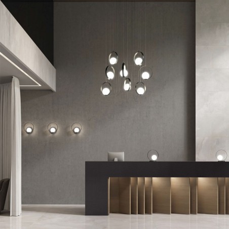 Lámpara de techo LED Halo (8x5W)