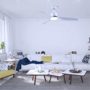 Ventilador de techo LED Flip blanco (15W)