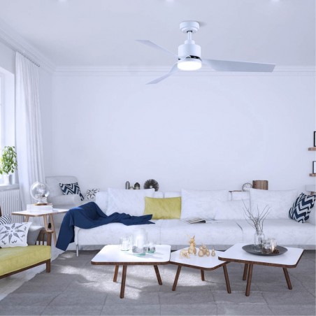 Ventilador de techo LED Flip blanco (15W)