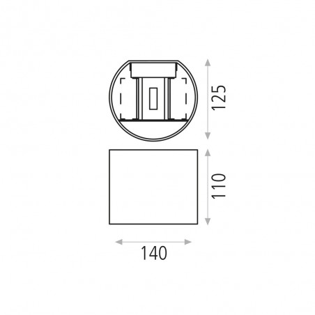 LED Wall Lamp Kowa (2x6W)